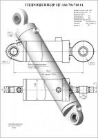 ЦГ-160.70х710.11 Гидроцилиндр К-702 (БКУ) - Интернет-магазин тракторных запчастей Дизель-Техника, Екатеринбург