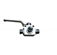 Кран шаровый гидравлический 3-х ходовой М22х1,5 (к=27) - Интернет-магазин тракторных запчастей Дизель-Техника, Екатеринбург