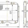 Р53-1301010 Радиатор ГАЗ-53 3-х рядный (141.1301010-01) Композит Групп - Интернет-магазин тракторных запчастей Дизель-Техника, Екатеринбург