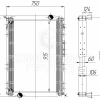 107К.1301010 Радиатор охлаждения алюминиевый - Интернет-магазин тракторных запчастей Дизель-Техника, Екатеринбург