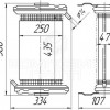 245-10131000 (245К-08.1000) Радиатор масляный Д-245 алюминиевый (Композит Групп) РФ - Интернет-магазин тракторных запчастей Дизель-Техника, Екатеринбург