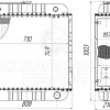 250-1301016 Радиатор АД200С-Т400-1Р (ДЭА 200Д.-1301.100) - Интернет-магазин тракторных запчастей Дизель-Техника, Екатеринбург