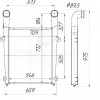 642290К.1323010 Охладитель наддувочного воздуха - Интернет-магазин тракторных запчастей Дизель-Техника, Екатеринбург