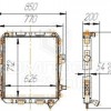 65055-1301010-01 Радиатор КРАЗ-65055 (4х рядный) 14.65055-1301010 - Интернет-магазин тракторных запчастей Дизель-Техника, Екатеринбург