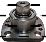 220-2305001-01 Палец подвески МТЗ-320 верхний нового образца (высокий) (БЗТДиА) РБ - Интернет-магазин тракторных запчастей Дизель-Техника, Екатеринбург