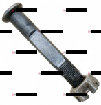 36-1604077СБ Тяга отж. рычага ЮМЗ в сборе с гайкой - Интернет-магазин тракторных запчастей Дизель-Техника, Екатеринбург