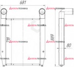 4320Б5К-1172010 Охладитель наддувочного воздуха УРАЛ - Интернет-магазин тракторных запчастей Дизель-Техника, Екатеринбург