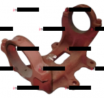 Т40А-2302030 Кронштейн с бугелями в сборе Т-40 - Интернет-магазин тракторных запчастей Дизель-Техника, Екатеринбург