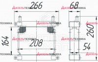 12.320АК.8101060 Радиатор отопителя МТЗ-320 Композит Групп - Интернет-магазин тракторных запчастей Дизель-Техника, Екатеринбург