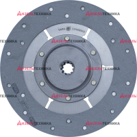 Т25-1601130-В Диск сцепления ведомый Т-40 (10 шлиц.)  (ТАРА) - Интернет-магазин тракторных запчастей Дизель-Техника, Екатеринбург