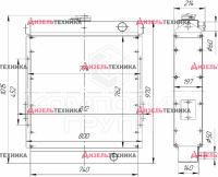 250К.1301016-20 Радиатор АД250 - Интернет-магазин тракторных запчастей Дизель-Техника, Екатеринбург