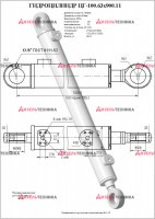 ЦГ-100.63х1000.11 Гидроцилиндр ковша ЕК-12/-14 - Интернет-магазин тракторных запчастей Дизель-Техника, Екатеринбург