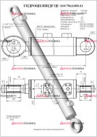 ЦГ-110.70х1100.11 ГЦ стрелы ЕК-14 313-00-23.95.000 - Интернет-магазин тракторных запчастей Дизель-Техника, Екатеринбург