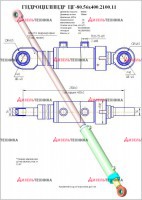 ЦГ-80.56х400.2100.11 ГЦ ковша ДЗ-133, ТО-49 (ЕЛЕЦ) - Интернет-магазин тракторных запчастей Дизель-Техника, Екатеринбург