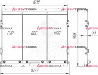 Б 744Р1К.1301.1000 Блок масляных радиаторов - Интернет-магазин тракторных запчастей Дизель-Техника, Екатеринбург