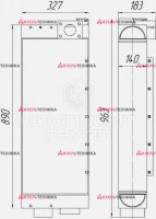 Б1106К.60-750.2000 Радиатор ЧЕТРА Т-9, Т-11, БМЗ - Интернет-магазин тракторных запчастей Дизель-Техника, Екатеринбург