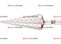 Сверло ступенчатое по металлу (4-20) - Интернет-магазин тракторных запчастей Дизель-Техника, Екатеринбург